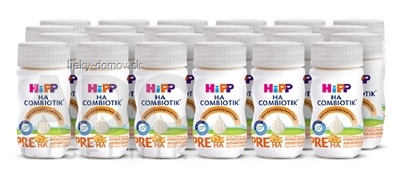 HiPP PRE HA COMBIOTIK (inov. 2023) tekutá počiatočná dojčenská výživa 24x90 ml