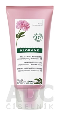 KLORANE BALZAM s BIO pivóniou citlivá a podráždená vlasová pokožka 1x150 ml