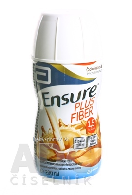 Ensure PLUS FIBER čokoládová príchuť, 1x200 ml