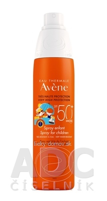 AVENE SPRAY ENFANT SPF50+ (inov. 2019) sprej pre deti, veľmi vysoká ochrana 1x200 ml