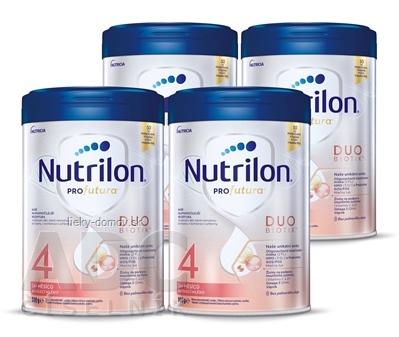Nutrilon 4 Profutura DUOBIOTIK batoľacie mlieko (24+ mesiacov) 4x800 g (3200 g)