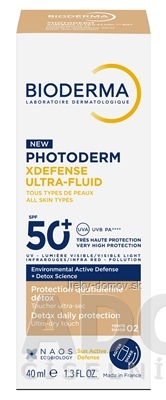 BIODERMA Photoderm XDefense Ultra fluid SPF 50+ svetlý, 1x40 ml