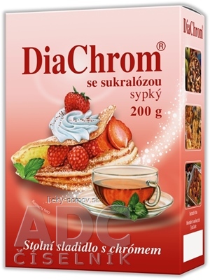 DiaChrom sypký so sukralózou prášok 1x200 g