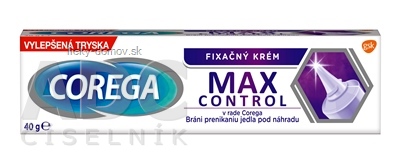 COREGA MAX CONTROL fixačný krém 1x40 g