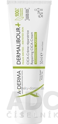 A-DERMA DERMALIBOUR+ Reparačný CICA-Krém pre podráždenú kožu 1x50 ml