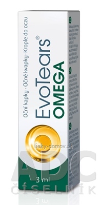 EvoTears Omega očné kvapky 1x3 ml