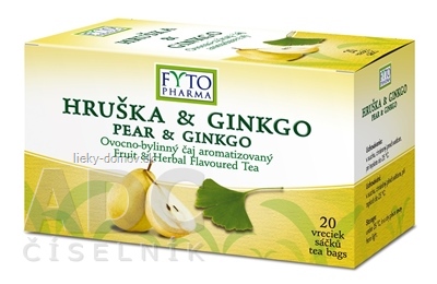 FYTO HRUŠKA & GINKGO ovocno-bylinný čaj 20x2 g (40 g)