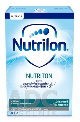 Nutrilon 1 NUTRITON (od narodenia) prídavok do mat. mlieka pri grckaní kojených detí, 1x135 g