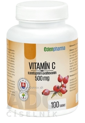 EDENPharma VITAMÍN C 500 mg tbl s postupným uvoľňovaním 1x100 ks