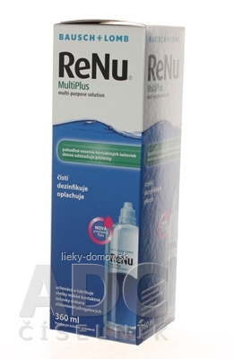 ReNu MultiPlus roztok na kontaktné šošovky (modrý) 1x360 ml