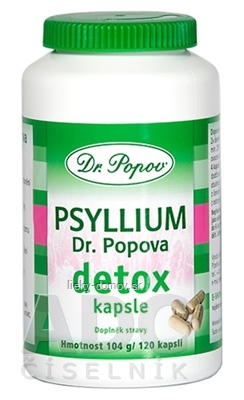 DR. POPOV PSYLLIUM DETOX cps 1x120 ks
