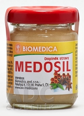 BIOMEDICA MEDOSIL včelí med kvetový pastový, 1x65 g