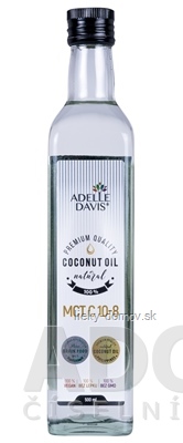 Adelle Davis MCT olej C8-10 kokosový 1x500 ml