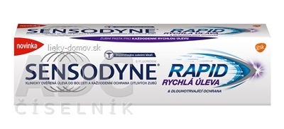 SENSODYNE RAPID zubná pasta 1x75 ml