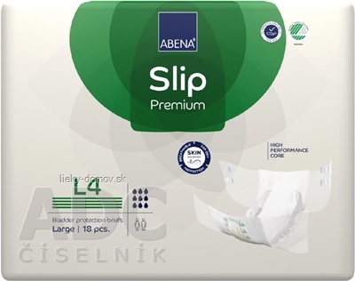 ABENA Slip Premium L4 plienkové nohavičky, boky 100-150 cm, savosť 4000 ml, 1x18 ks