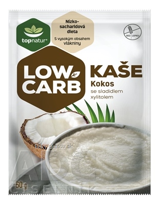 topnatur LOW CARB KAŠA Kokosová instantná zmes 1x60 g