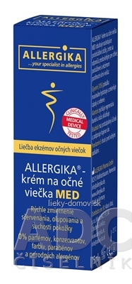 ALLERGIKA Krém na očné viečka MED 1x15 ml