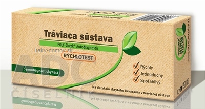 VITAMIN STATION Rýchlotest Tráviaca sústava samodiagnostický test zo stolice, 1x1 set