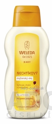 WELEDA NECHTÍKOVÝ dojčenský olej (Calendula Pflegeöl) 1x200 ml