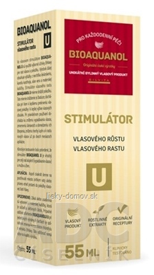 BIOAQUANOL U stimulátor vlasového rastu 1x55 ml