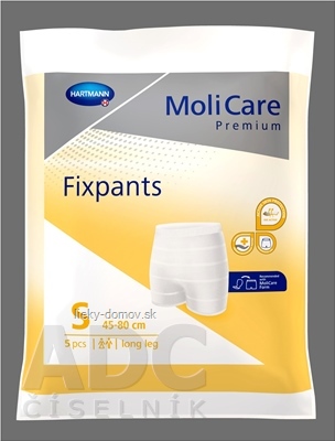 MoliCare Premium Fixpants long leg S fixačné nohavičky (45-80 cm) 1x5 ks