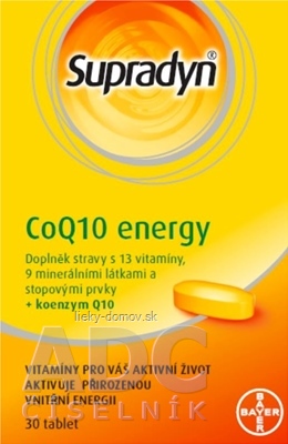 Supradyn CoQ10 Energy tbl 1x30 ks