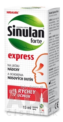 WALMARK Sinulan forte express nosový sprej 1x15 ml
