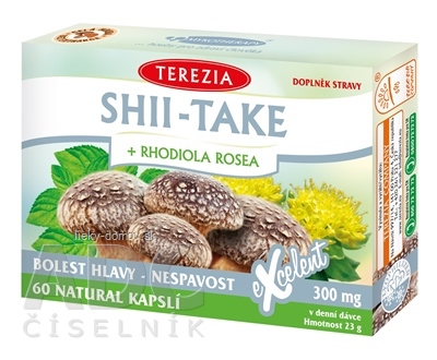 TEREZIA SHII-TAKE + RHODIOLA ROSEA cps 1x60 ks