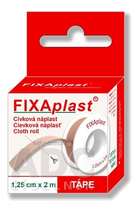 FIXAplast Cievková náplasť textilná 1,25cm x 2m, 1x1 ks