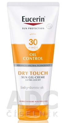 Eucerin SUN OIL CONTROL DRY TOUCH SPF 30 gél-krém na opaľovanie 1x200 ml