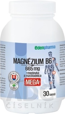 EDENPharma MAGNÉZIUM B6 MEGA cps 1x30 ks