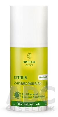 WELEDA CITRUS 24h Deo Roll-on bez hliníkových solí 1x50 ml