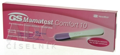 GS Mamatest Comfort 10 tehotenský test 1x1 ks