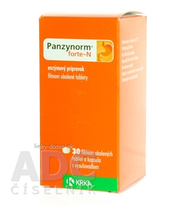 Panzynorm forte-N tbl flm (fľ.skl.hnedá) 1x30 ks