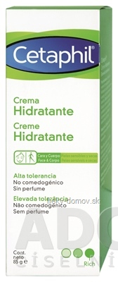 CETAPHIL hydratačný krém (Creme hidratante) inov. 2019, 1x85 g