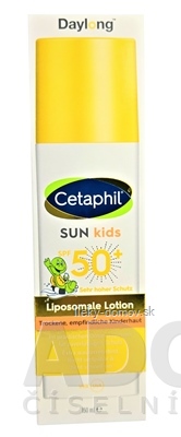 Daylong Cetaphil SUN kids Liposomale Lotion SPF50+ lipozomálne telové mlieko s ochranným faktorom 1x150 ml