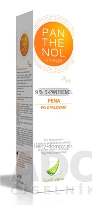 omega PANTHENOL 9% ALOE VERA pena po opaľovaní 1x150 ml