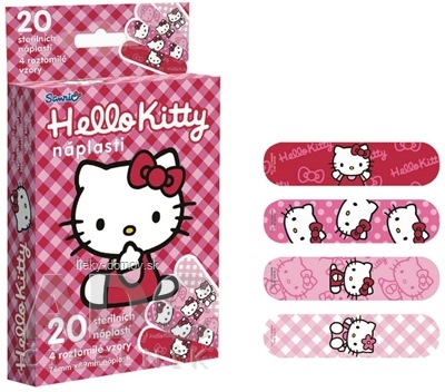 Hello Kitty sterilné detské náplasti 1x20 ks