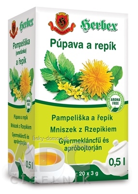 HERBEX Púpava a repík záparové vrecká 20x3 g (60 g)