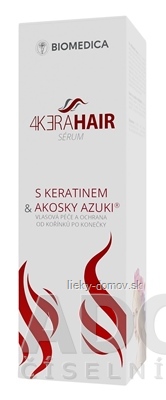 BIOMEDICA 4KƎRAHAIR Sérum s keratínom & Akosky Azuki 1x210 ml