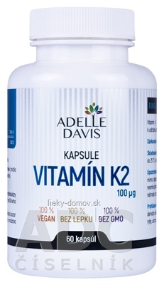 Adelle Davis VITAMÍN K2 100 mcg cps 1x60 ks