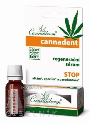 Cannaderm CANNADENT regeneračné sérum na afty a opary 1x5 ml