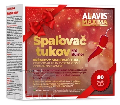 ALAVIS MAXIMA Spaľovač tukov cps (Vianoce) 1x80 ks