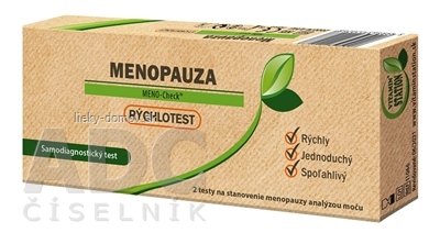 VITAMIN STATION Rýchlotest MENOPAUZA MENO-CHeck samodiagnostický test z moču, 1x2 ks