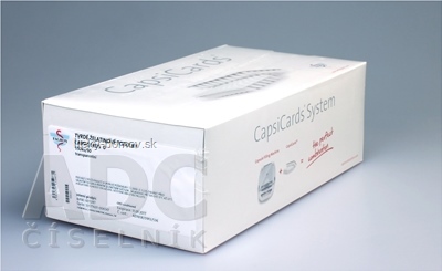 CapsiCards žel. kapsule vel´. 0  - FAGRON transparentné 950 ks kartón 19x50 ks (1 bal.), 1x1 set