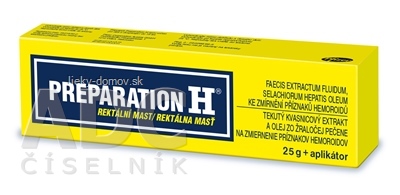 PREPARATION H ung rec (tuba Al) 1x25 g