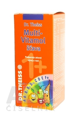 Dr.Theiss MULTI-VITAMOL ŠŤAVA 1+ 1x200 ml