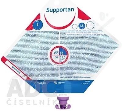 Supportan sol, príchuť neutrálna, vak EasyBag, 15x500 ml (7500 ml)