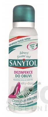 SANYTOL DEZINFEKCIA Do obuvi Sprej 1x150 ml