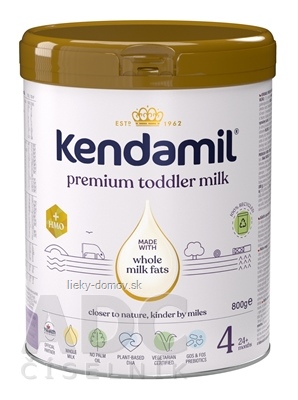 KENDAMIL Premium 4 HMO+ mliečna výživa malých detí (od ukonč. 24. mesiaca) 1x800 g